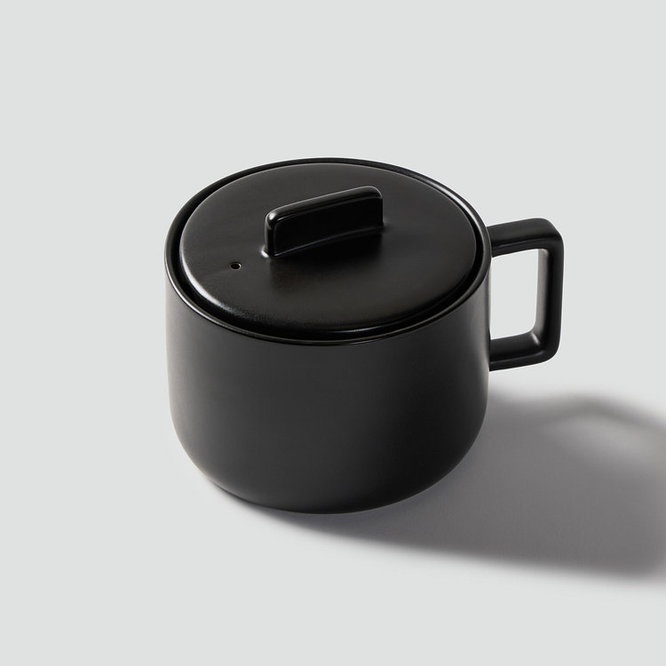 [이정현 Pick] 전자레인지용1인도자기요리컵 750ml 블랙