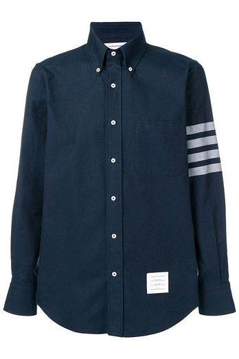 THOM BROWNE 26SS 톰브라운 플란넬 4바 셔츠 MWL272A 05245 415 NAVY DOM | 신세계V