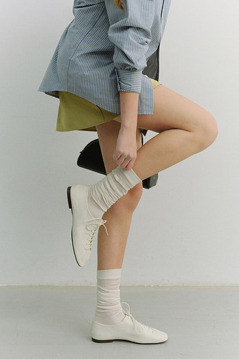 DUNST SHEER KNEE SOCKS IVORY_UDSS6E201IV | 신세계V