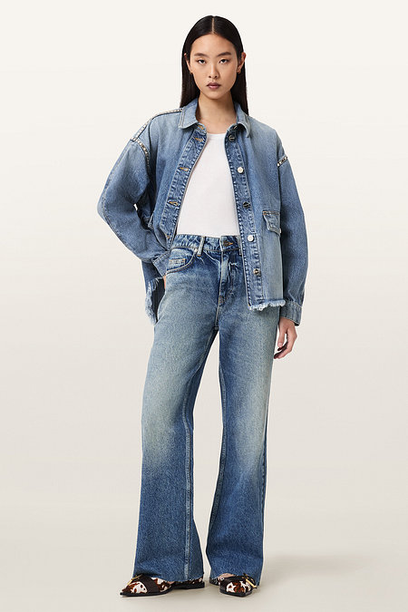 ALLSAINTS 올세인츠 엠버 플레어 진 W046EE-2999 | 신세계V