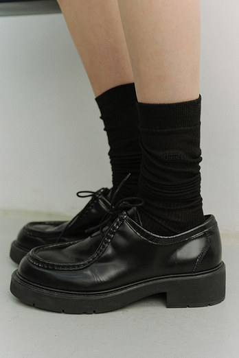 DUNST SHEER KNEE SOCKS BLACK_UDSS6E201BK | 신세계V