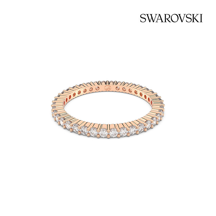 SWAROVSKI(스와로브스키) [스와로브스키/본사정품] Matrix Vittore 로즈골드 반지58 5656301 | 신세계V