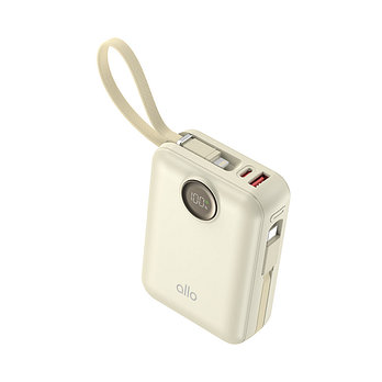 allo [다운로드 쿠폰 증정] 알로코리아 대용량 일체형 미니 고속충전 보조배터리 20000mAh 2008PD | 신세계V