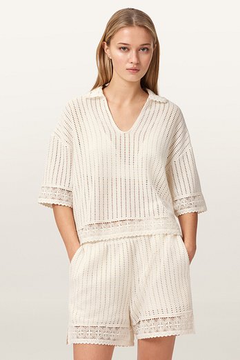 ALLSAINTS 올세인츠 엘마 크로셰 탑 W134PE-10457 | 신세계V