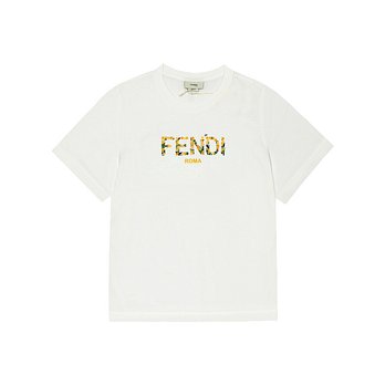 FENDI 펜디 JFI375 7AJ F1SP9 로고 아동 반팔티 (성인착용가능) | 신세계V