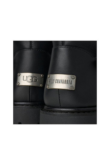 [UGG x Willy Chavarria] [남여공용] 버클 풀그레인 레더 바이커 부츠 (UGG 윌리 차바리아 바이커)