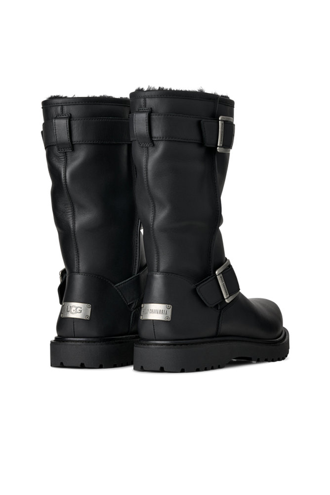 [UGG x Willy Chavarria] [남여공용] 버클 풀그레인 레더 바이커 부츠 (UGG 윌리 차바리아 바이커)