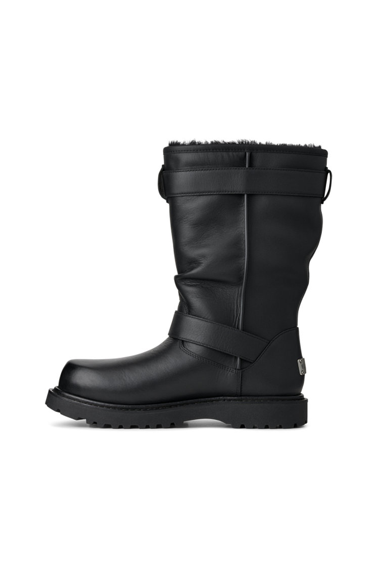[UGG x Willy Chavarria] [남여공용] 버클 풀그레인 레더 바이커 부츠 (UGG 윌리 차바리아 바이커)