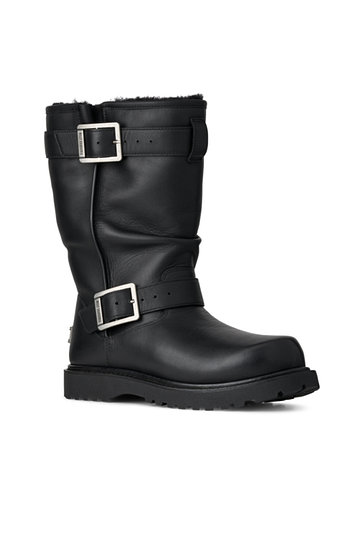[UGG x Willy Chavarria] [남여공용] 버클 풀그레인 레더 바이커 부츠 (UGG 윌리 차바리아 바이커)