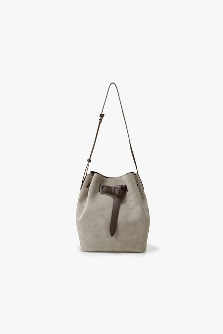 BRUNELLO CUCINELLI(브루넬로 쿠치넬리) 여성 벨티드 스웨이드 소프트 백 | 신세계V