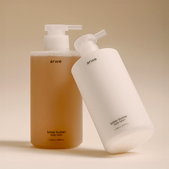 ARWE 비터버터 바디워시 500ml & 바디로션 400ml 세트 | 신세계V
