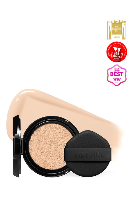 VIDIVICI 블랙 퍼펙션 커버 핏 쿠션 리필 SPF40 PA++ (21NW 내추럴) | 신세계V