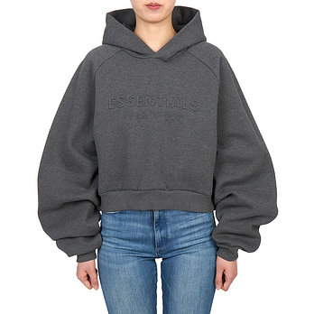FEAR OF GOD [FEAR OF GOD] 피어오브갓 에센셜 여성 기모 후드티 192HO257821FW CHARCOAL HEATER | 신세계V