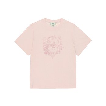 FENDI 펜디 JFI369 7AJ F1QYC 로고 아동 반팔티 (성인착용가능) | 신세계V