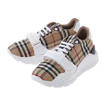 BURBERRY [버버리] 남성 빈티지 사이클 스웨이드  스니커 8048577 MF TNR NEW REGIS M CHK A7028 | 신세계V