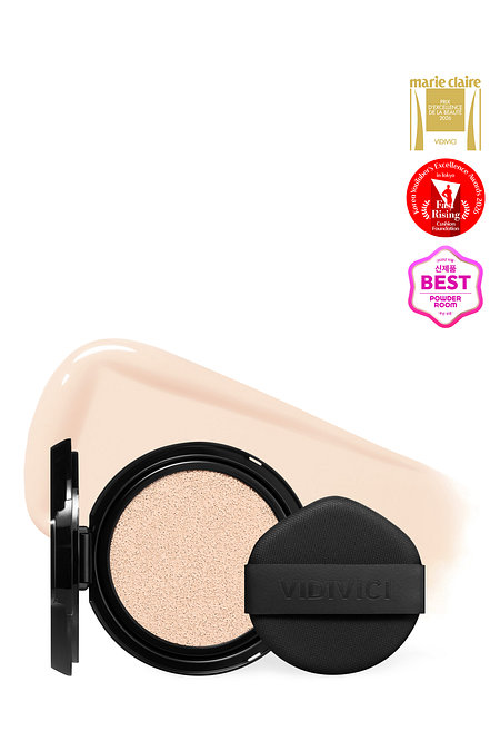 VIDIVICI 블랙 퍼펙션 커버 핏 쿠션 리필 SPF40 PA++ (21N 아이보리) | 신세계V