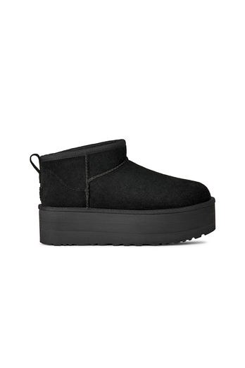 UGG [WOMEN] 스웨이드 레더 미니 플랫폼 부츠 (클래식 울트라 미니 플랫폼) | 신세계V