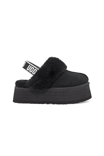 UGG [WOMEN] 스웨이드 스트랩 플랫폼 슬리퍼 (펀케트) | 신세계V