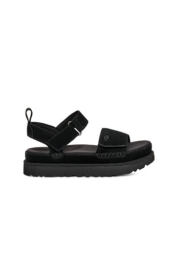 UGG [WOMEN] 클래식 스웨이드 플랫폼 스트랩 샌들  (골든스타) | 신세계V