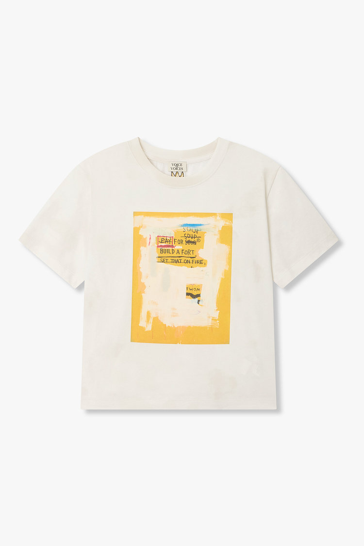 [BASQUIAT] 워터 다이 티셔츠