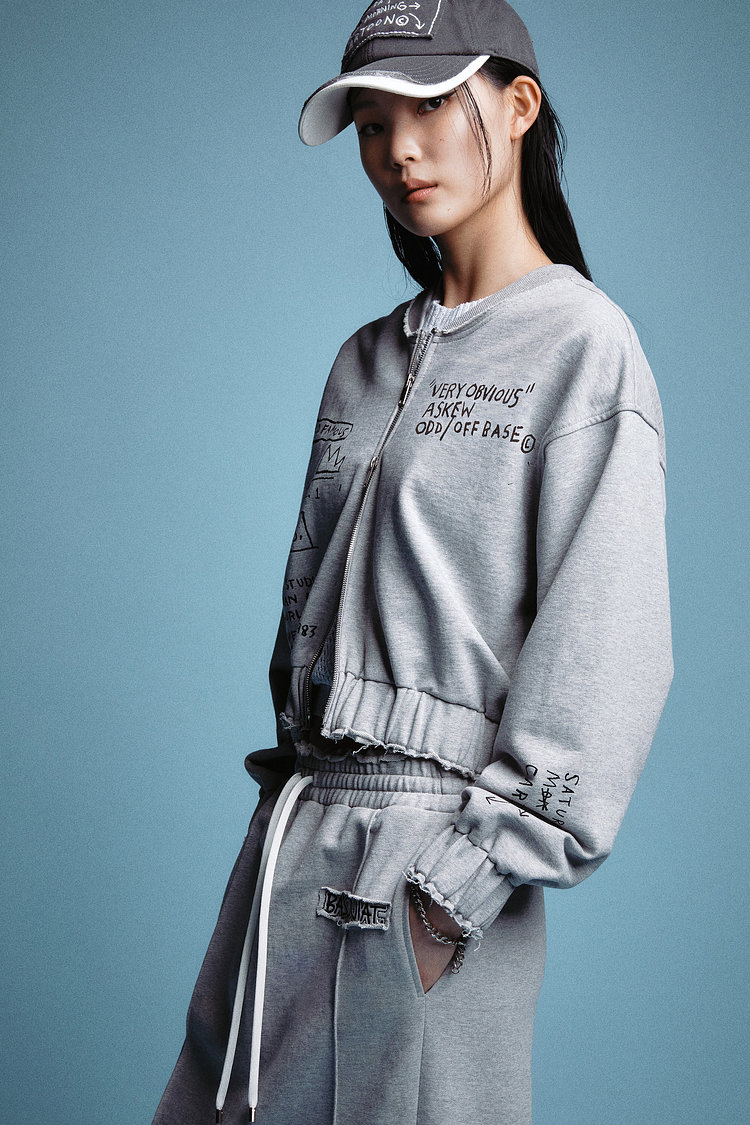 [BASQUIAT] 투웨이 지퍼 점퍼