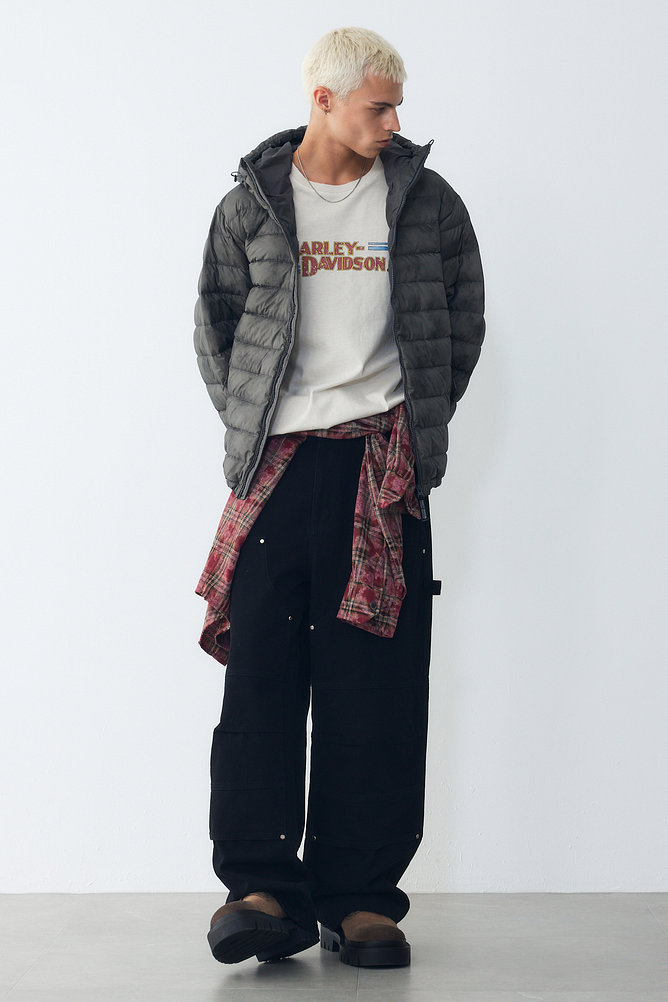 [American Vintage] 아메리칸 투어 롱슬리브 티셔츠 아이보리