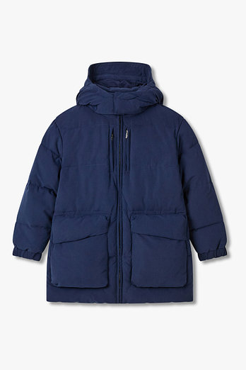EMPORIO ARMANI JUNIOR [남아] 디태처블 후디드 패딩 코트 | 신세계V