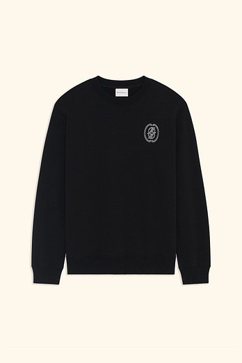 DROLE DE MONSIEUR D Mirror Embroidery Sweatshirt D0TSW26109BKX | 신세계V