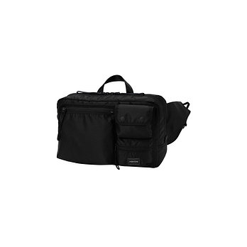PORTER COMPART WAIST BAG BLACK (538-16167-10) | 신세계V