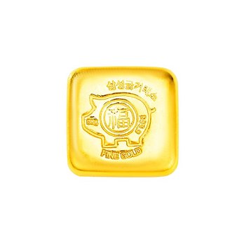 삼성금거래소 [삼성금거래소] 복 덩어리 스퀘어 골드바 50g | 신세계V