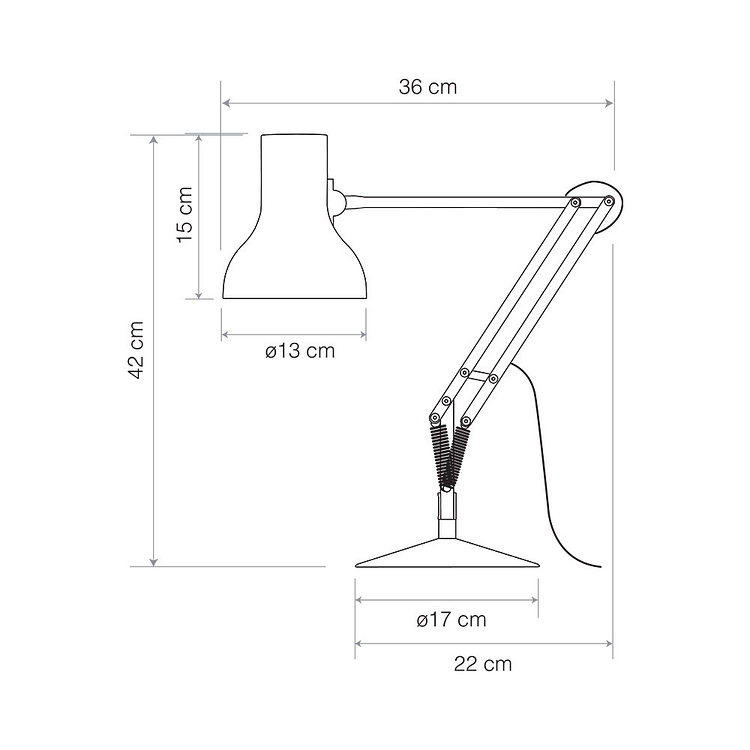 [Anglepoise]  Type 75 Mini Jet Black