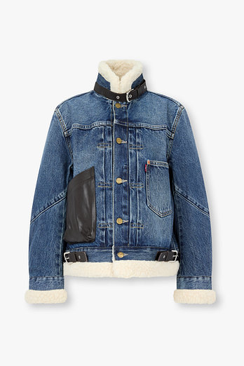 SACAI [LEVI`S] 여성 데님 자켓_블루 | 신세계V