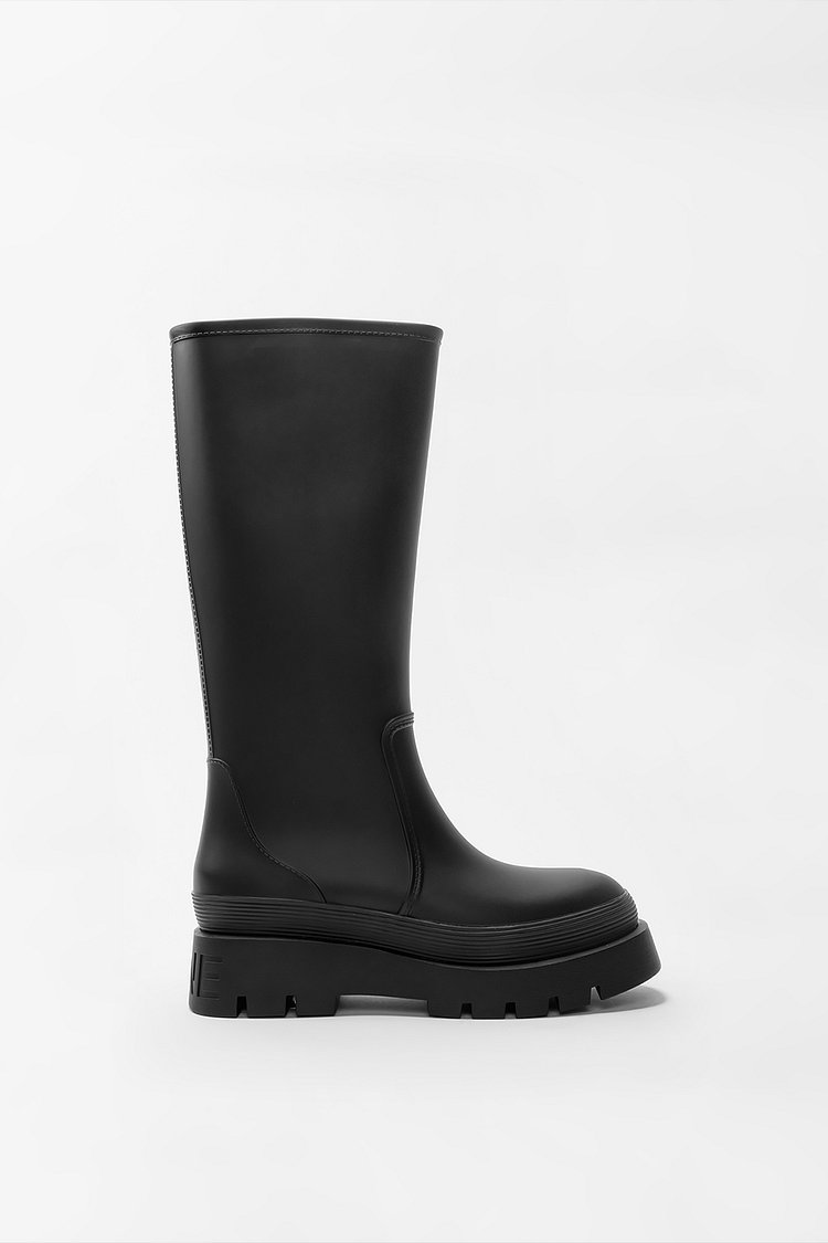 VLOCKER 롱 레인부츠 7CM (Black) -NSW101BK