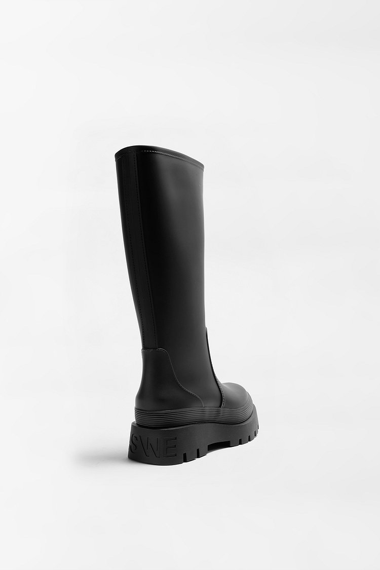 VLOCKER 롱 레인부츠 7CM (Black) -NSW101BK