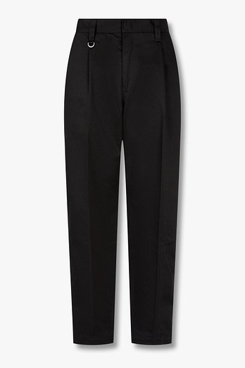 Yohji Yamamoto [HOMME]백 그래픽 프린트 턱 워크 팬츠 | 신세계V