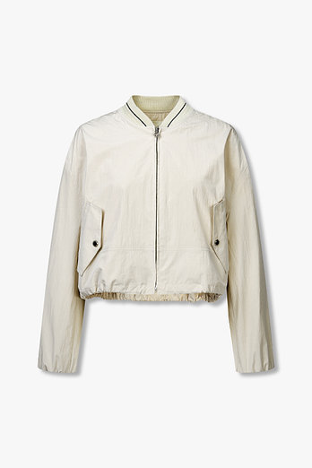 GCUT 백 자수 레터링 집업 점퍼 | 신세계V