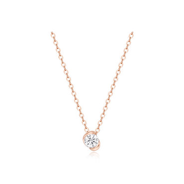 Tirr Lirr(티르리르) 루미에르 핑크 실버 목걸이 SNSSVP08976M | 신세계V