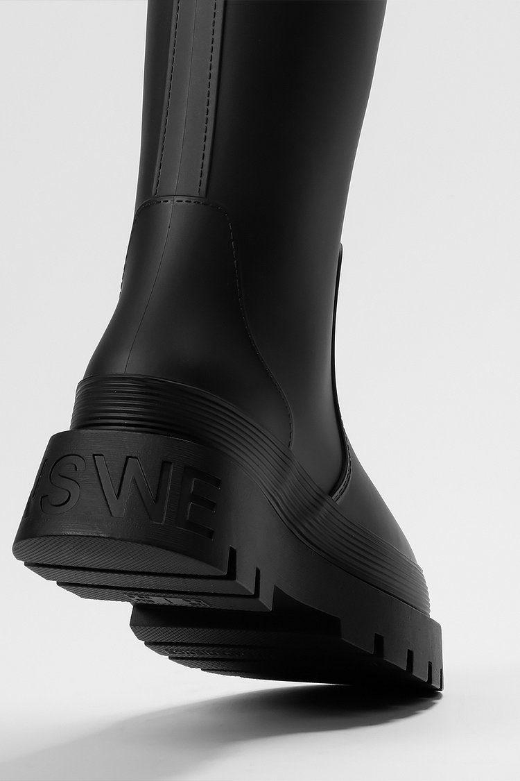 VLOCKER 롱 레인부츠 7CM (Black) -NSW101BK