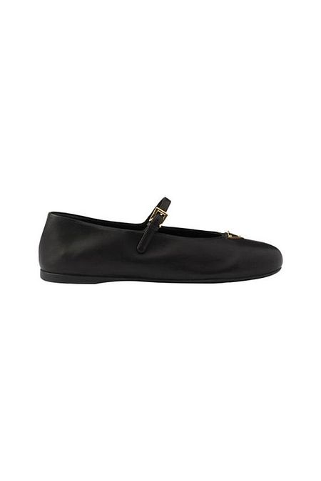 PRADA(프라다) 26SS 프라다 플랫 슈즈 1F793N038F0002 BLACK DOM | 신세계V