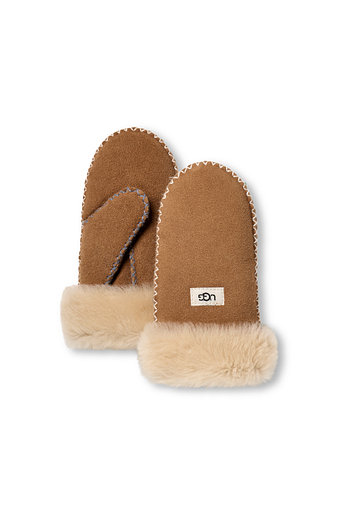 UGG [TODDLERS] 어그 쉽스킨 스티치 장갑 (쉽스킨 미튼 위드 스티치) | 신세계V