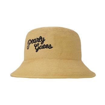 PEARLY GATES [가격인하] 공용 배색 레터링 자수 지사 버킷햇 | 신세계V