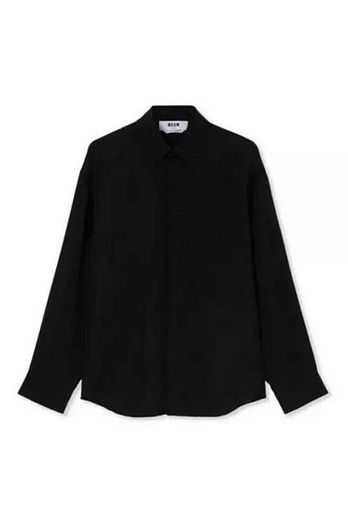 MSGM 엠에스지엠 긴팔 셔츠 3640ME04X 247015 99 BLACK DOM | 신세계V