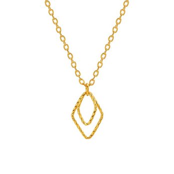 삼성금거래소 [삼성금거래소] 24K 더블 다이아몬드 쉐입 목걸이 7.5g | 신세계V