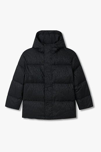 EMPORIO ARMANI JUNIOR [남아] 리피트 로고 다운 패딩 코트 | 신세계V