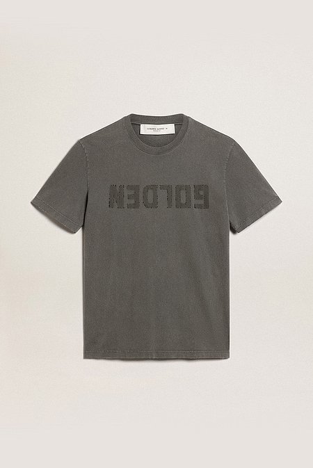GOLDEN GOOSE KOREA [공식 스토어] 골든구스  남성 골든 레귤러 티셔츠 GMP01220 P000671 60318 | 신세계V
