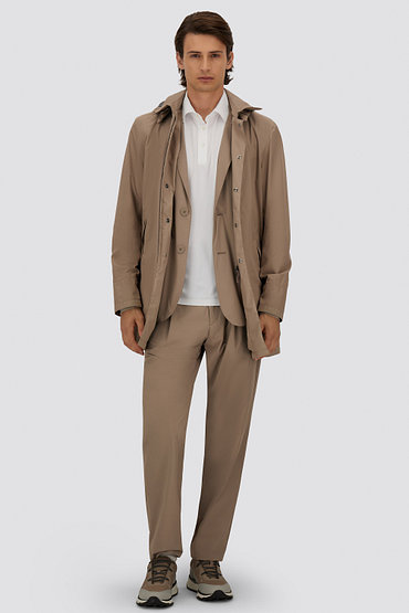 HERNO(에르노) 남성 듀얼 클로저 디태처블 후드 코트 | 신세계V