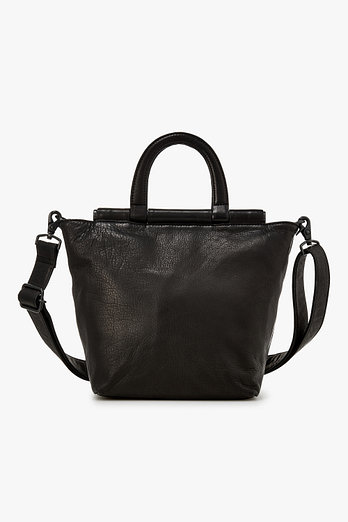 Yohji Yamamoto [FEMME]스무스 오일 레더 런치백 | 신세계V