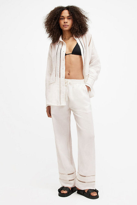 ALLSAINTS 올세인츠 제이드 리넨 트라우저 W028TA-4193 | 신세계V