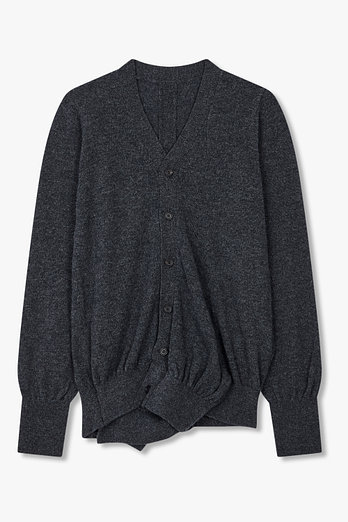 Yohji Yamamoto [REGULATION]울 캐시미어 브이넥 가디건 | 신세계V