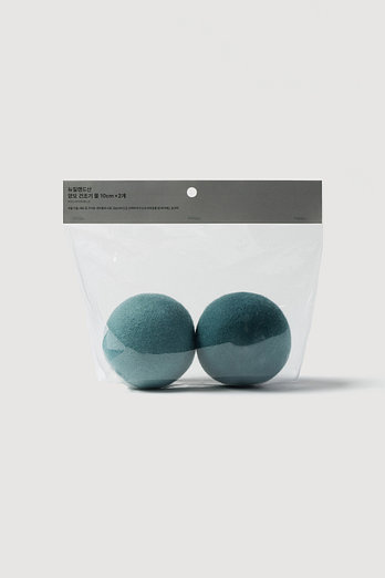 JAJU 뉴질랜드산 양모 건조기볼 10cm 2개 그린 | 신세계V